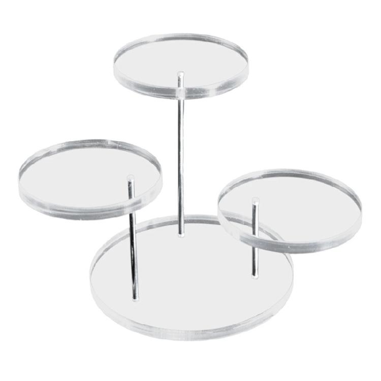 

Contemporary Acrylic Jewelry Display Tower Multi Layer Jewelry Organizers For Necklaces Bracelets And More чистый