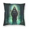 Agatha All Along Death Square Pillowcase Polyester Linen Velvet Creative Zip Decor Pillow Case Bed Cushion Case