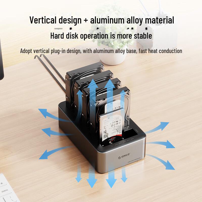 Base de disco duro ORICO 2.5/3.5 pulgadas Caja de protección para SSD/HDD SATA
