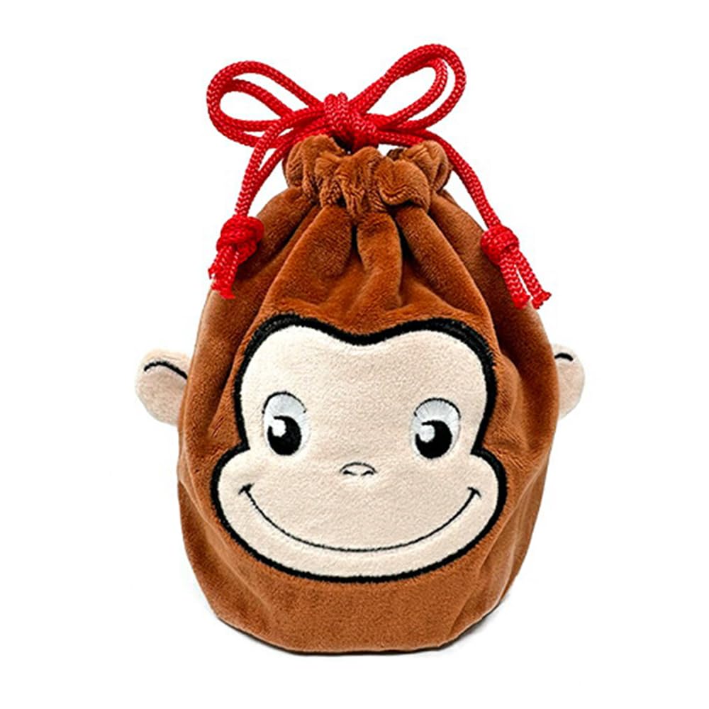 

Плюшевый мешочек на шнурке «Любопытный Джордж», прибл.. 17 см, с игрушечным бриллиантом (красный)