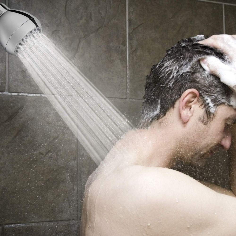 Silicone Nozzles Shower Heads Matte Black 360 Rotation Spray Shower Powerful Water Flow Rustproof Rain Shower Head Bathroom Use