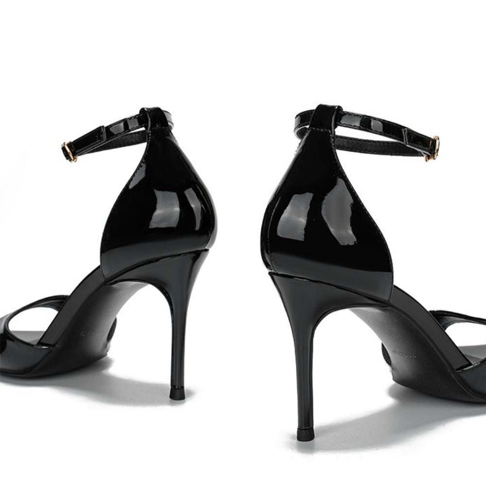 Leopard Print Women's Sandals Simple Versatile High Heels Fashion Summer Women's Shoes