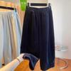Premium Velvet Wide-Leg Cropped Pants for Women - Autumn/Winter 2026 New, Loose, Versatile, and Trendy