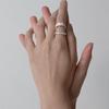 Mouvebament White Faune Ring_Silber925