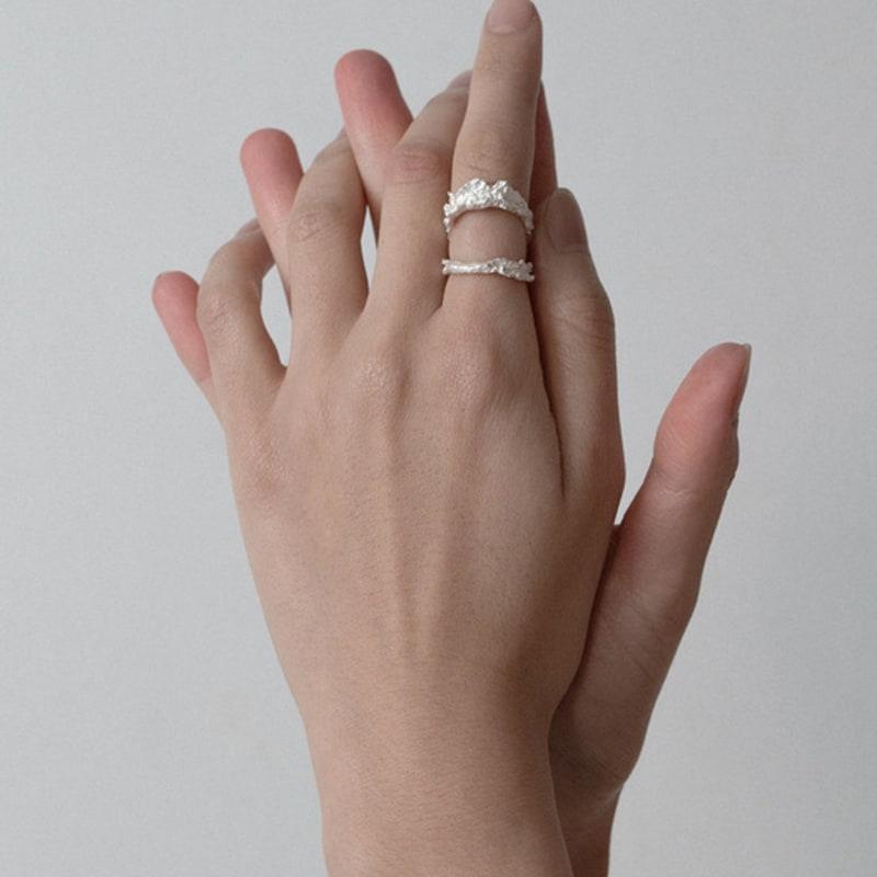 Mouvebament White Faune Ring_Silber925