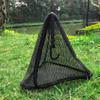Outdoor Triangle Drying Net Camping Hanging Storage Rack Foldable PVC Organizer for Home Picnic BBQ S