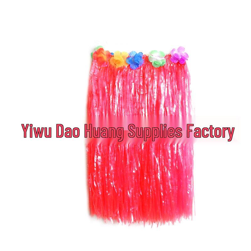 Children's Hawaiian Hula Skirt & Lei Set - Perfect for Performances, Weddings, Parties, and Costumes.