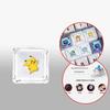 4pcs Pokémon Cartoon Square Transparent PC Keycap Wear-resistant Cross-axis Mechanical Keyboard Keycap with Custom Patterns