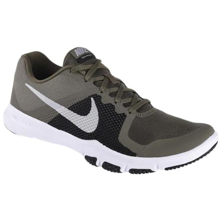 Nike Flex Control Shock Absorbing Durable Low Top Training Shoes Men Sneaker Black Gray 898459-200