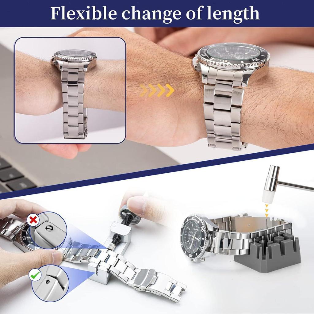 Watch Band Removal & Repair Tool Kit with Spring Bar Tool for Battery Replacement