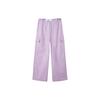 Skechers Casual Tie-Dye Waistband Straight Leg Multi-Pocket Work Pants Women Pants Lavender L423W134-00H6