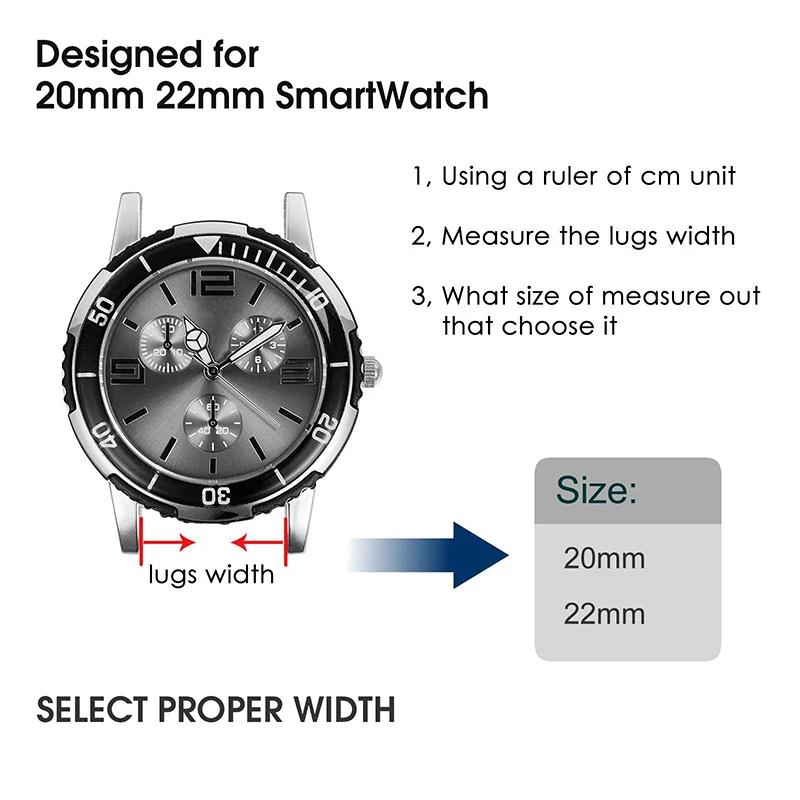 Strap for Amazfit bip 6 5 Watch Band Braided Magnetic Bracelet Correa amazfit GTR 3 4 Pro GTS 3 4 mini stratos balance 20mm 22mm