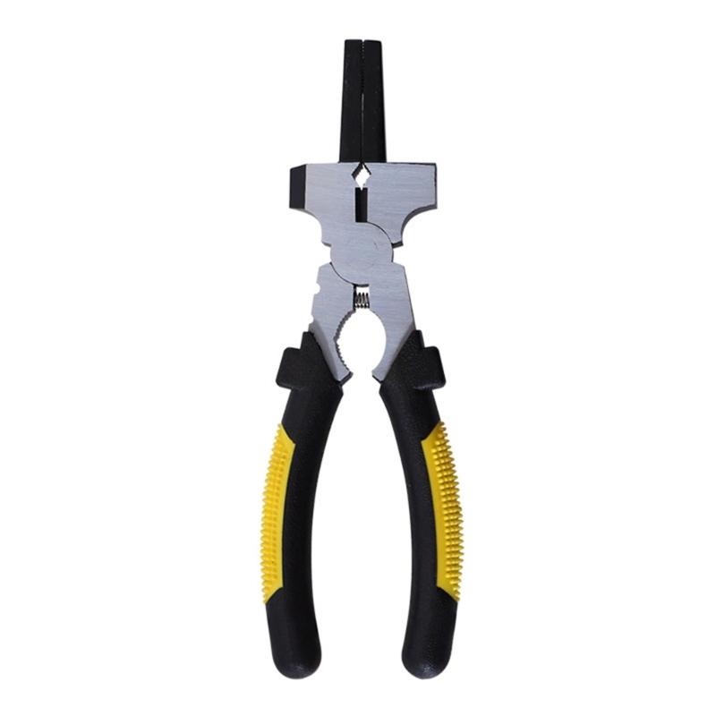 

Professional MIG Welding Pliers 7 Mulitfunctional Tool Steel for Scraping Spatter Gripping Drawing Wire Comfort Handle 1