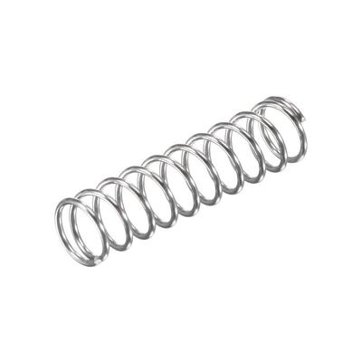 10Pcs Stainless Steel Spring Steel Coil 0.8mm Wire Size Extended Compressed Springs  Home Projects