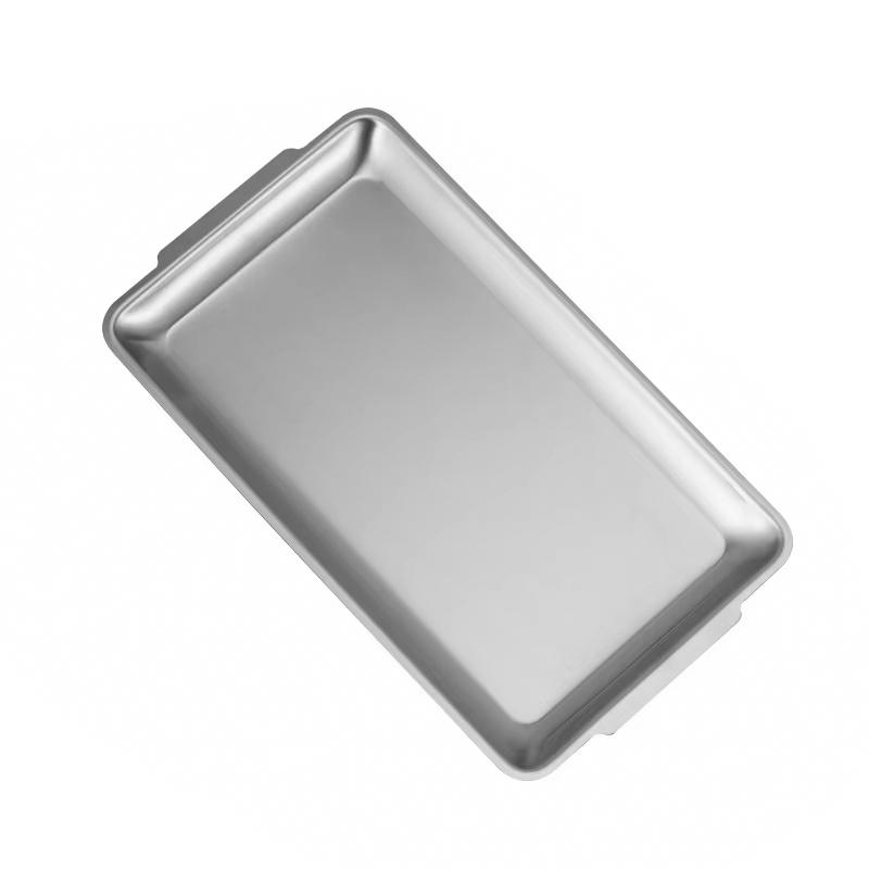 1PC Rectangular Dining Table Decoration Storage Tray New Stainless Steel Material Tray Outdoor Multiple Sizes Available