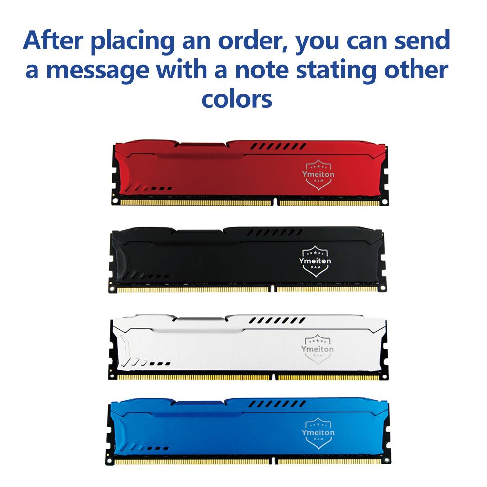 Memoriam Ddr5 2PCS Pc Ymeiton Ram Memory Ddr5 8GB 16GB 32GB 4800mhz 5200mhz 5600mhz U-DIMM RAM Factory Wholesales