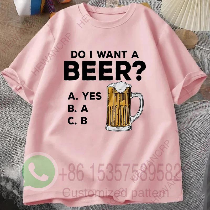 Oversized Mens Tshirts Summer Beer Print Tee Shirt Funny Beer Retro Cool Design Street Short Sleeve Top Beer Friday Men Clothes