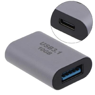 Mini 10Gbps USB 3.0 To Type C Adapter Type C Female To USB 3.0 Female Data Plug
