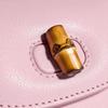 Gucci Bamboo Bamboo Detail Soft Leather Card Holder Women's Pink