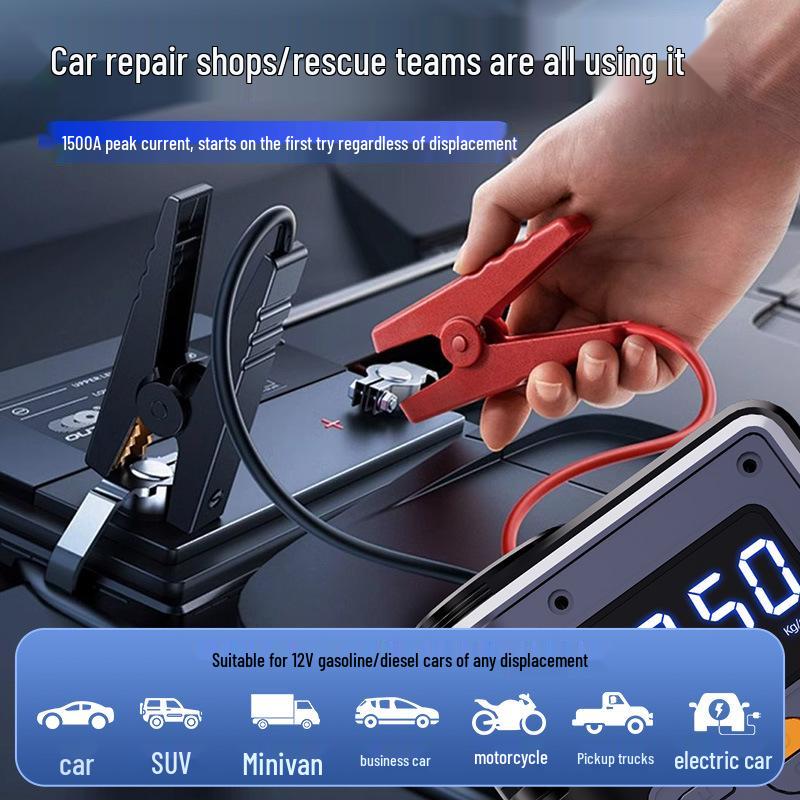 Compact Car Jump Starter & Power Bank for Emergencies