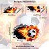 Creative Football Sports Theme Wall Sticker for Kids Bedroom Living Room Gym Wall Decor