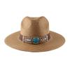 Fashion straw hat women European and American wide-brimmed beach jazz top hat summer hat sun hat new sunscreen hat