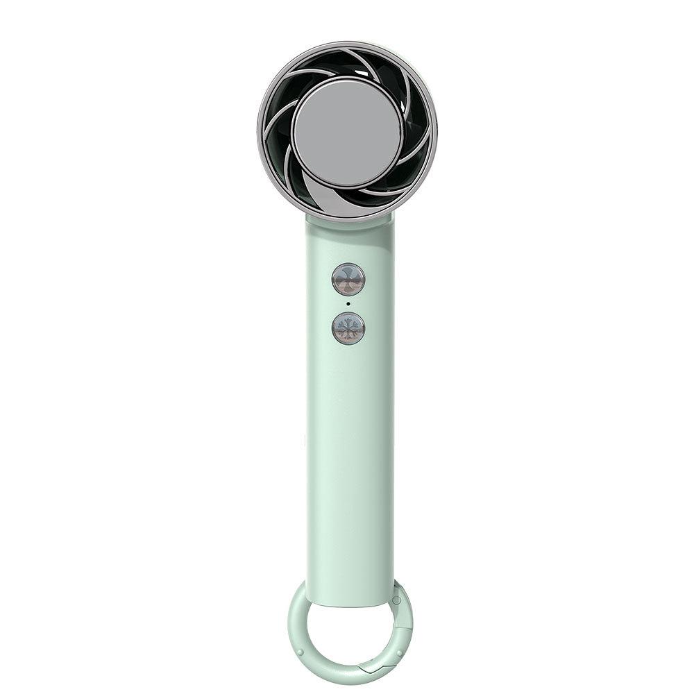 Portable Foldable USB Hanging Neck Fan: Compact Mini Fan with Handheld Option, High Speed, and Long Battery Life for Outdoor Use