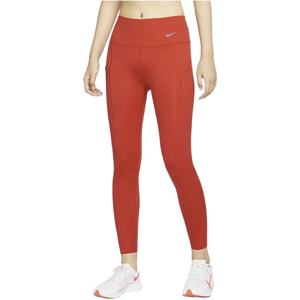New Nike Go Sports Pants Women's Red DQ5695-657