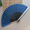 Aluminum Fan for Alloy Durable Metal Popular Cotton Fashionable Metal Fireworks Overseas Heatwave SMT097 Plain Blue [Ogimando] Men, Fan, Fan, Men's