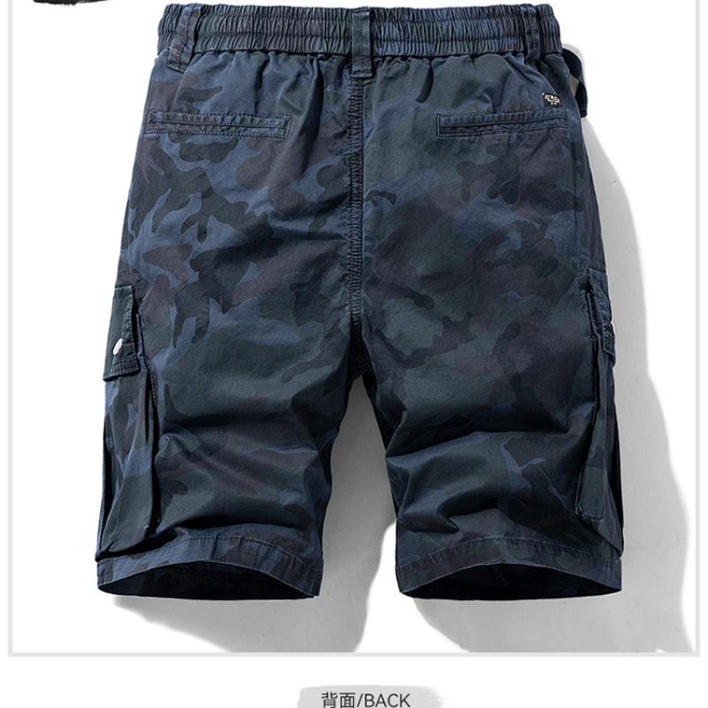 Cozy Up Summer Men Cargo Camouflage Shorts Casual Cotton Jogger Shorts Pants Mens Outwear Fashion Vintage Twill Cotton Shorts Male