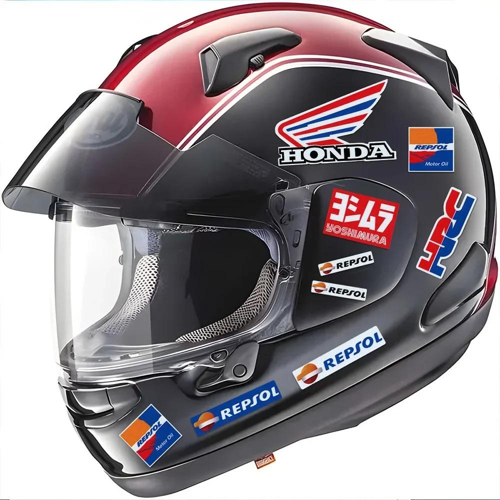 Suitable for Honda Motorcycle Decoration Stickers Reflective Waterproof Helmet Racing Decals HRC Accessories Sponsor Stickers FL3 cwrt0