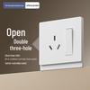 Smart Switch Panel with Dual Control for Whole House, Mijia App-Connected, Zero Fire Bluetooth Mesh 2.0.