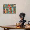 Vintage Metal Wall Sign Retro Soda Advertising Collectible Home Bar Decor