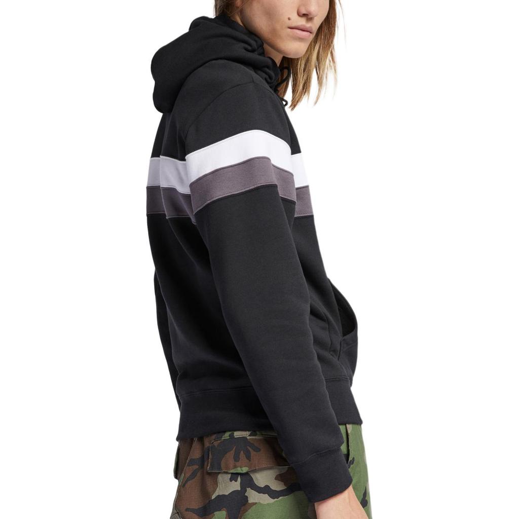 Nike SB Icon Striped Skateboard Hoodie Pullover Men Tops Black AJ9744-010