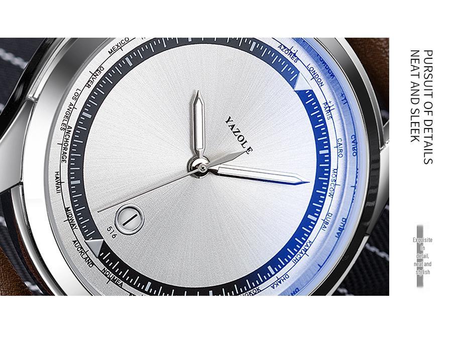 Yazole 516 Men's Luminous Waterproof Quartz Watch
