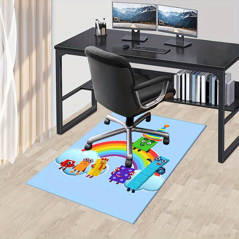 1pc Rainbow,JOJO,cartoon Office Carpet Soft Polyester Entrance Carpet Washable Non slip Machine Wash