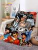 Bruno Mars D Soft Flannel Throw Blanket Comfortable for Picnic Bed Home Bedroom Cover Perfect Kids Gift