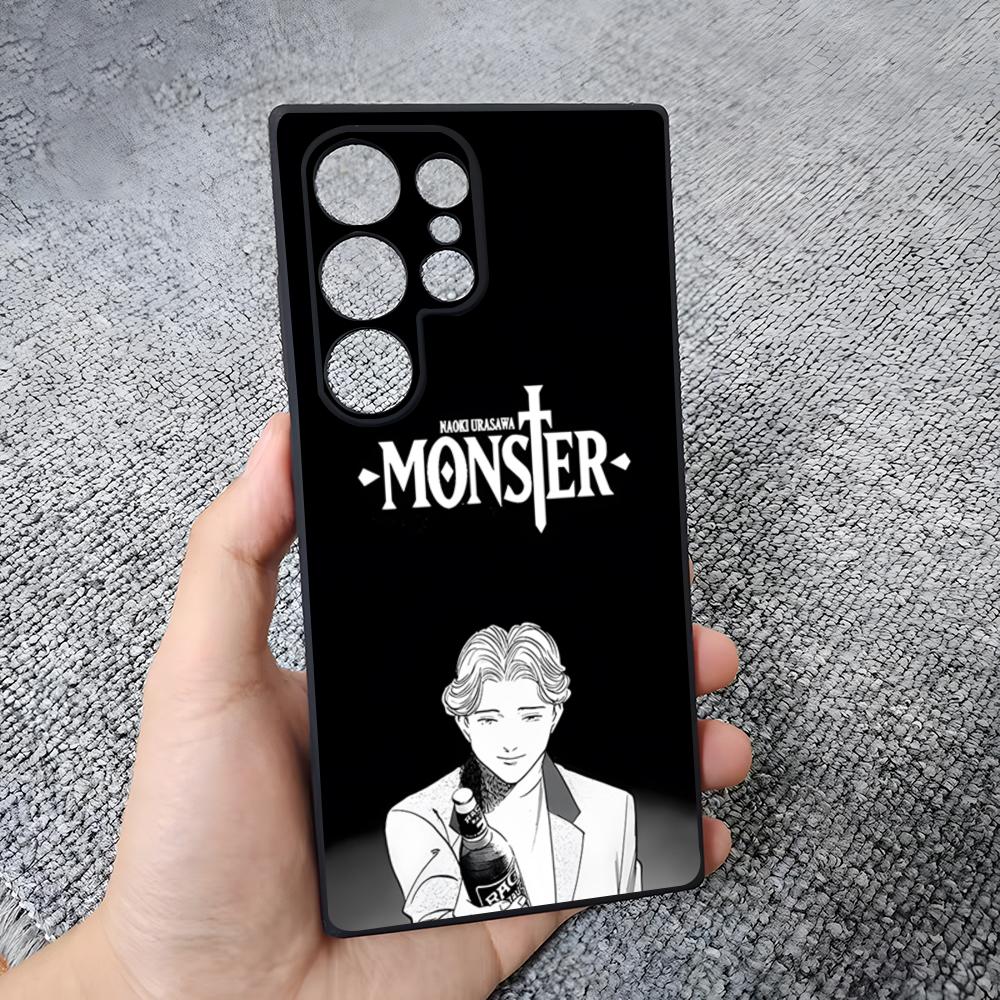 Monster Johan Liebert Phone Case For Samsung S25 Plus S20 S20 Plus S22 Ultra S23 FE S21 Plus S21 Ultra Soft Cover