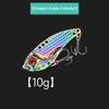 1Pcs 3.5-15G Metal Spinner Fishing Bait Vib Spoon Fishing Lure Crankbait Bass Artificial Hard Baits Cicada Vib Fishing Tackle
