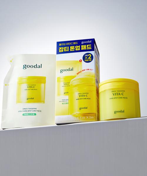 Goodal Green Tangerine Vita C Dark Spot Care Pad Alpha Refill Special Set (70+70 sheets) Pad Refill Special Set (70+70 sheets)
