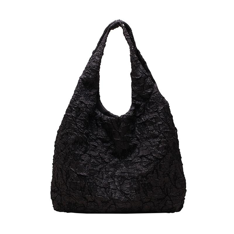 Neue modische und vielseitige Damen-Umhängetasche Muster Handheld Unterarmtasche einfacher Retro-Stil Textur große Kapazität Tragetasche