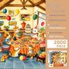 Van Gogh Starry Night 2000-Piece Jigsaw Puzzle, Extra Large, Decorative & Educational for Adults.