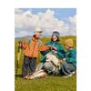 Kids Waterproof Hooded Long Sleeve Outdoor Jacket For Boys