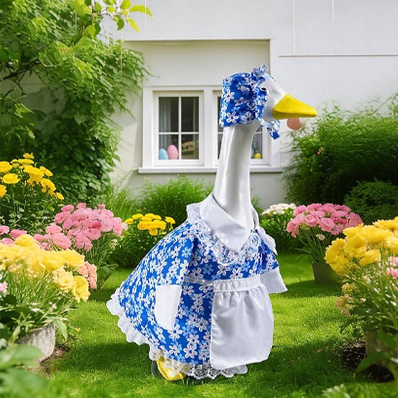 Easter Bunny Costume 23 Inch Dolls Farmhouse Style Dress Hat Maid Outfit