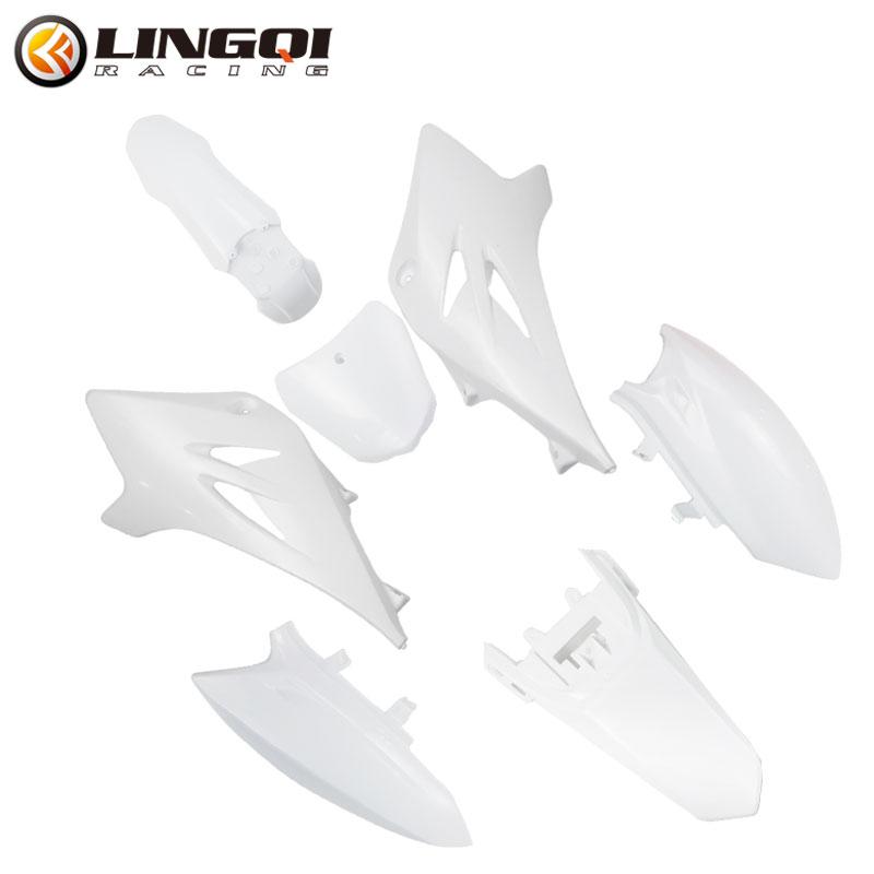 LINGQI Fairing Body Parts Plastic Front Rear Fender Kits TTR Motorcycle Replacement Mudguard For TTR50 Dirt Bike Moto TTR 50