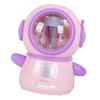 Spaceman Pencil Sharpeners Cartoon Cute Safe Flexible Electric Pencil Sharpener for Classroom Home Pink