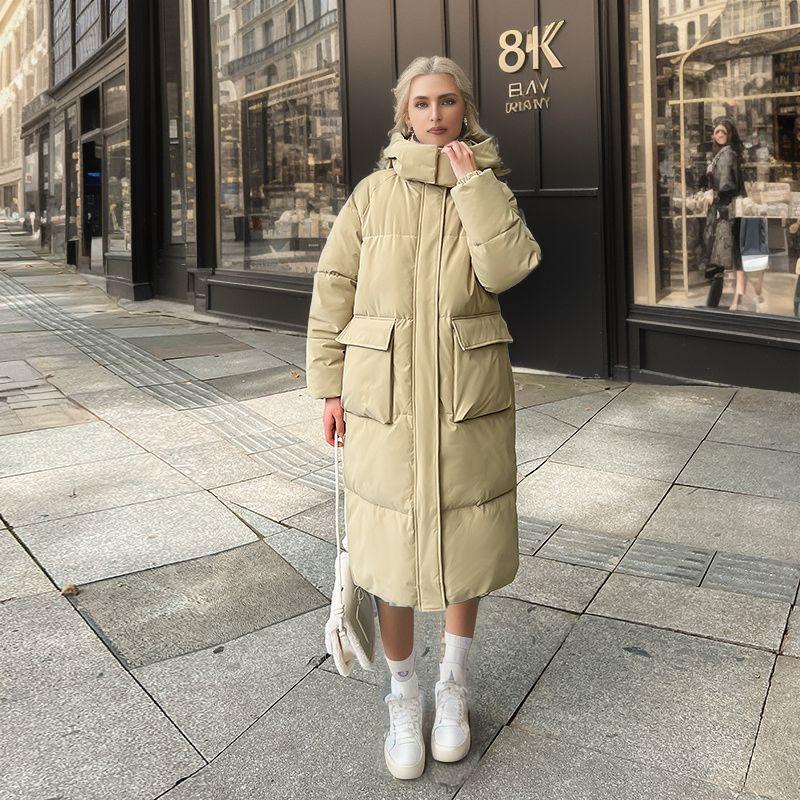 Thickened bread clothes, -padded clothes, women's loose long autumn and winter coats, cotton-padded jackets, new models