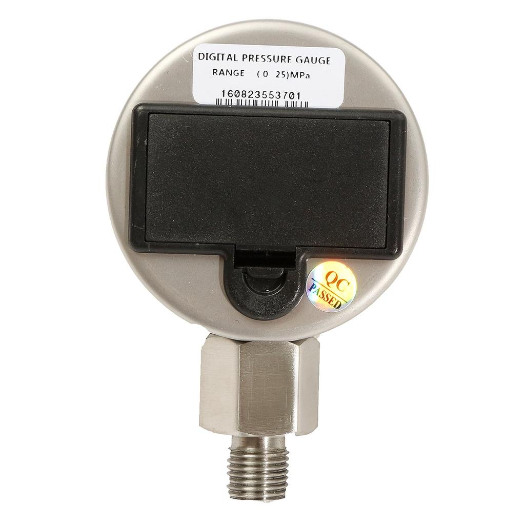 LCD Dijital Ekran Basınç Ölçer Yağ Basıncı Hidrolik Ölçer Basınç Test Ölçer 3V 250BAR/25Mpa Gaz Su Yağı için