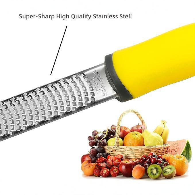 304 Stainless Steel Chocolate & Cheese Grater, Lemon Zester, Fruit Peel Shaver