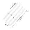 4PCS Transparent Car Door Anti-collision Protector Bumper Strip Sticker For Buick Century Excelle XT Excelle GT Verano Regal GL6